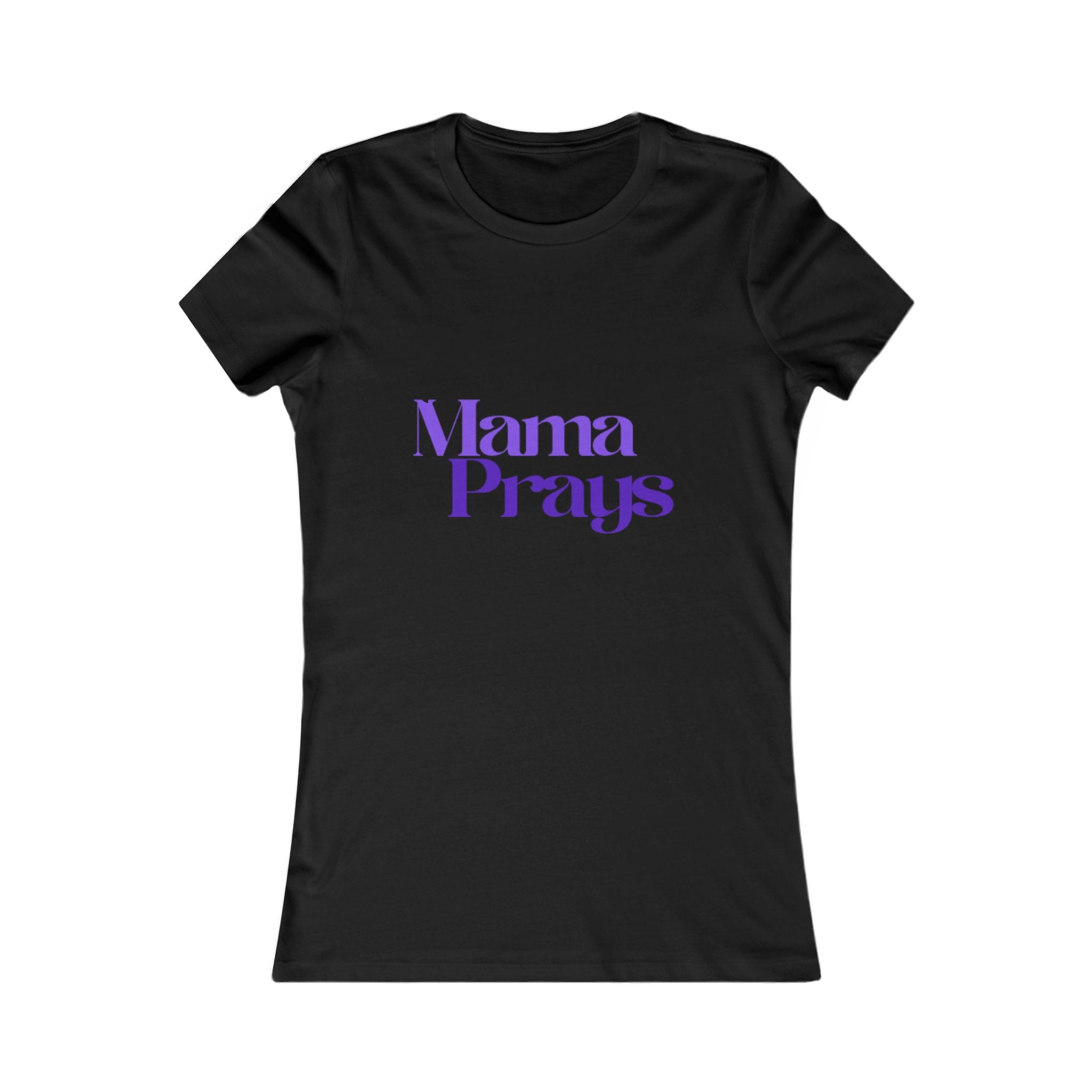 This Mama Prays Women's Tee - Inspirational Gift for Moms, Mother's Day Shirt, Faith-Based Apparel