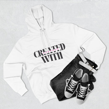 Created With Purpose Hoodie — Inspirational Faith Graphic Hoodie