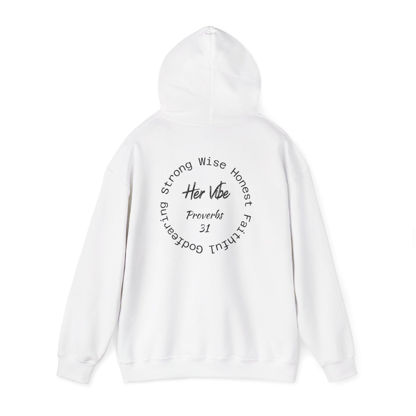 Her Vibe Is Divine Proverbs 31 Woman-Hoodie for God Fearing Women