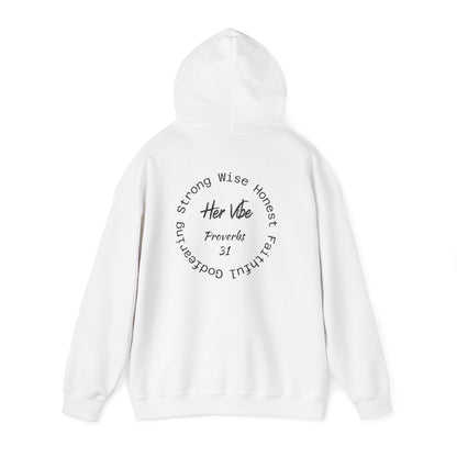 Her Vibe Is Divine Proverbs 31 Woman-Hoodie for God Fearing Women