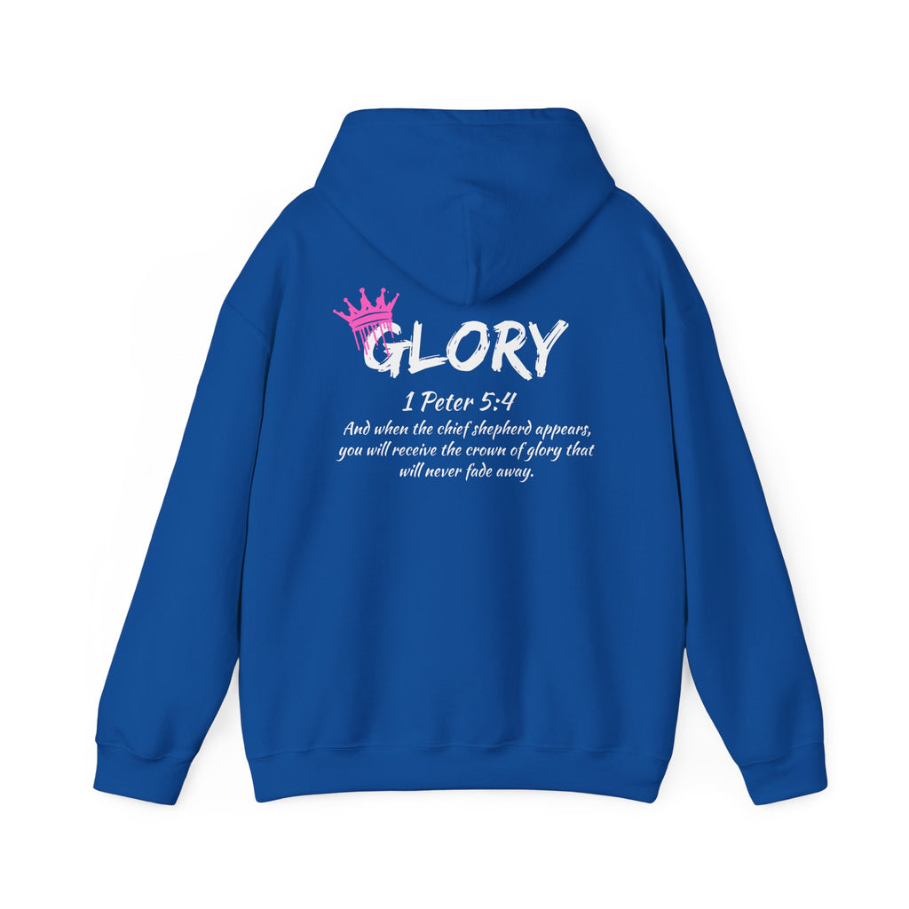 Glory Dripping Crown Unisex Hoodie -Faith inspired Heavy Blend Sweatshirt