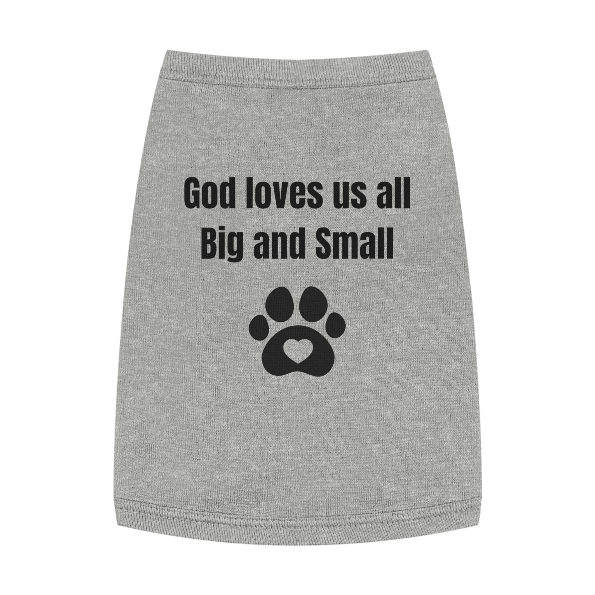 Pet Tank Top - 'Walks, Treats & Jesus'