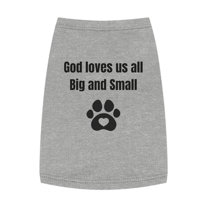 Pet Tank Top - 'Walks, Treats & Jesus'