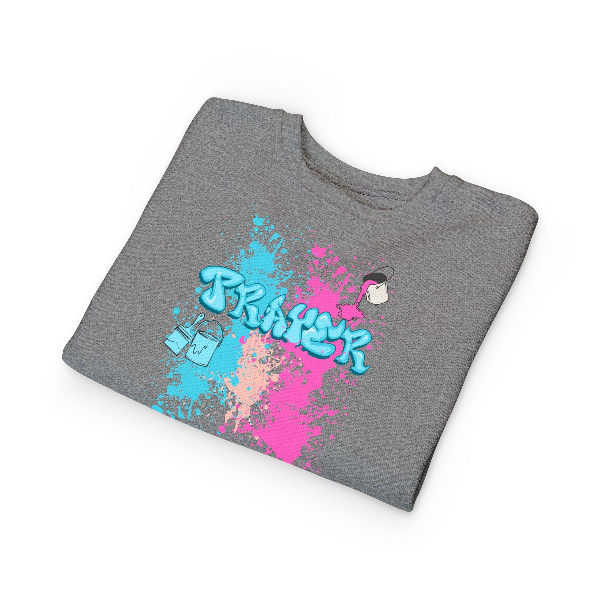Colorful Toddler Sweatshirt with Fun Splash Design- The FOG BRAND's Cute Toddler Apparel, Kids Gift, Playtime Wear, Birthday Present, Cozy Kids Clothing