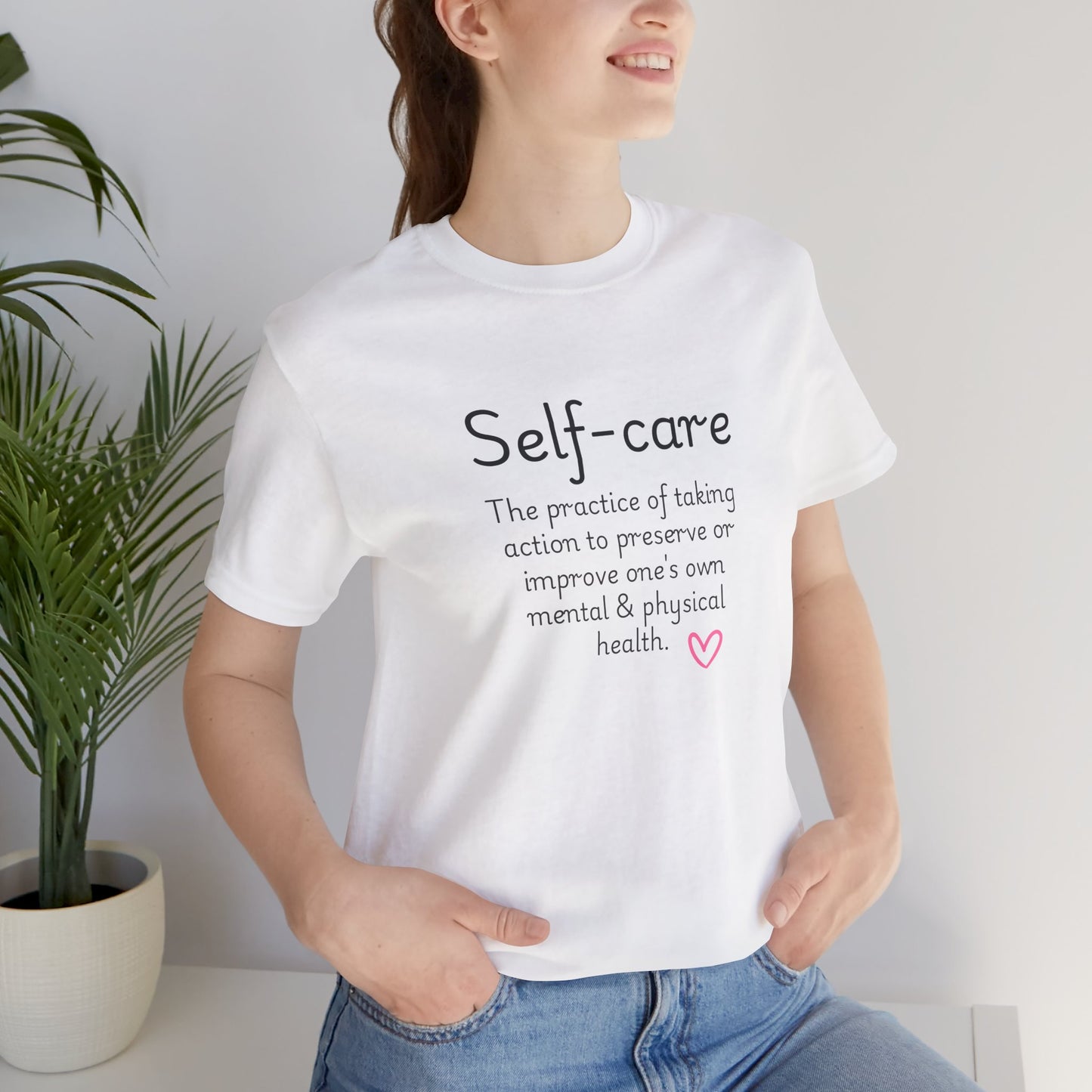 Embrace Self-Care Unisex Jersey Tee