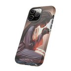 Cell phone case-Woman Praying-Spiritual Prayer Phone Case - Tough Cases with Inspirational Design