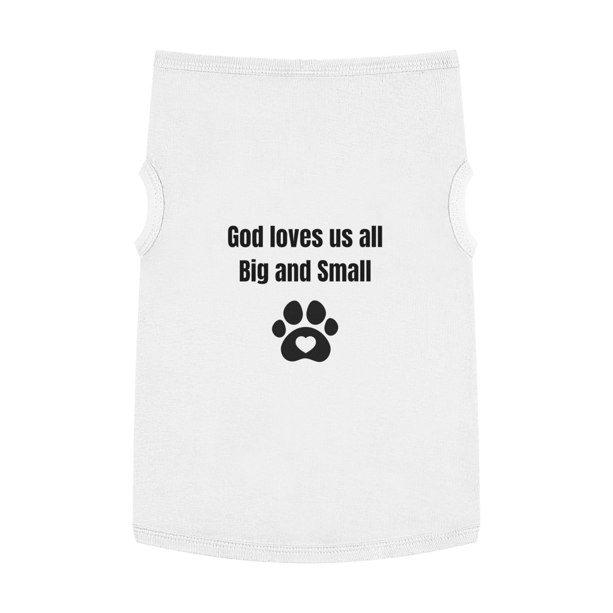 Pet Tank Top - 'Walks, Treats & Jesus'