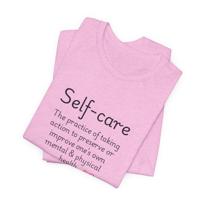 Embrace Self-Care Unisex Jersey Tee