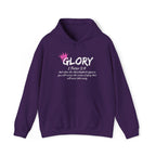 Glory Dripping Crown Unisex Hoodie -Faith inspired Heavy Blend Sweatshirt