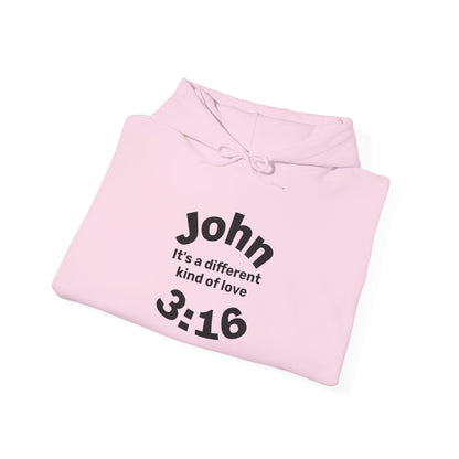 John 3:16- Unisex Hoodie, Heavy Blend Sweatshirt, Cozy, Inspirational,