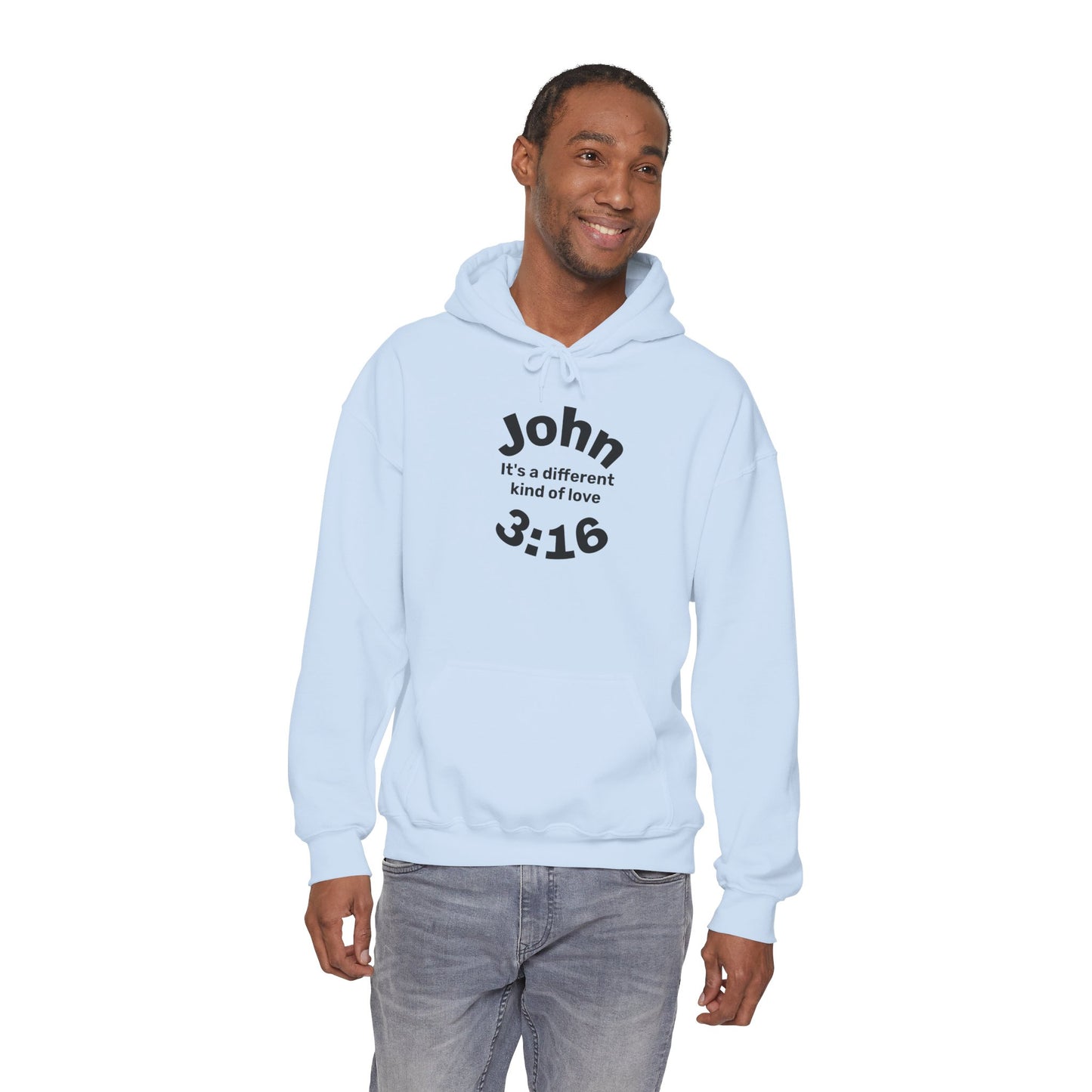 John 3:16- Unisex Hoodie, Heavy Blend Sweatshirt, Cozy, Inspirational,
