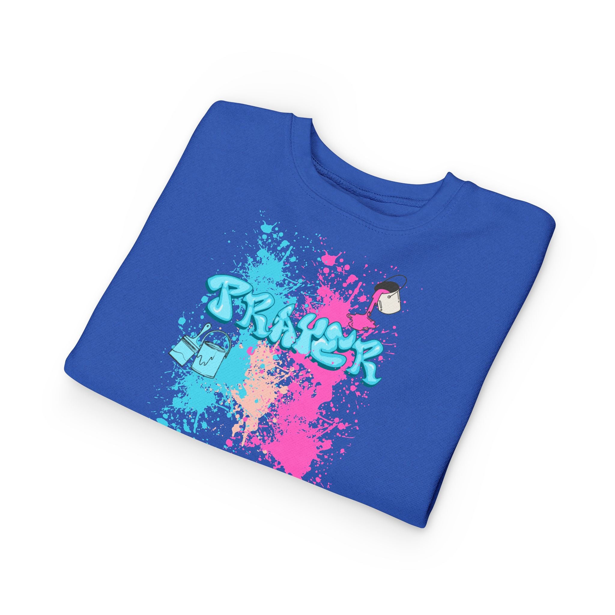 Colorful Toddler Sweatshirt with Fun Splash Design- The FOG BRAND's Cute Toddler Apparel, Kids Gift, Playtime Wear, Birthday Present, Cozy Kids Clothing