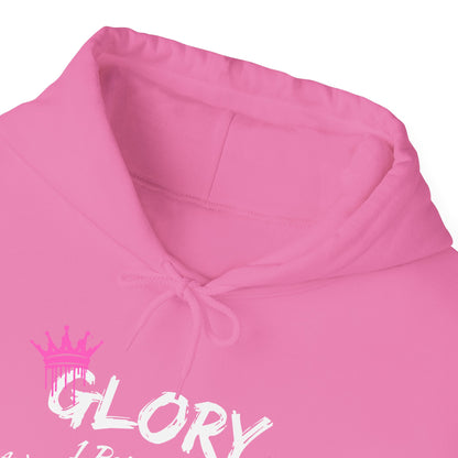 Glory Dripping Crown Unisex Hoodie -Faith inspired Heavy Blend Sweatshirt