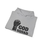 GOD SQUAD by The FOG BRAND- Unisex Hooded Sweatshirt with scripture-Spiritual Gift, Cozy Lounge Wear, Inspirational Apparel, Christian Apparel