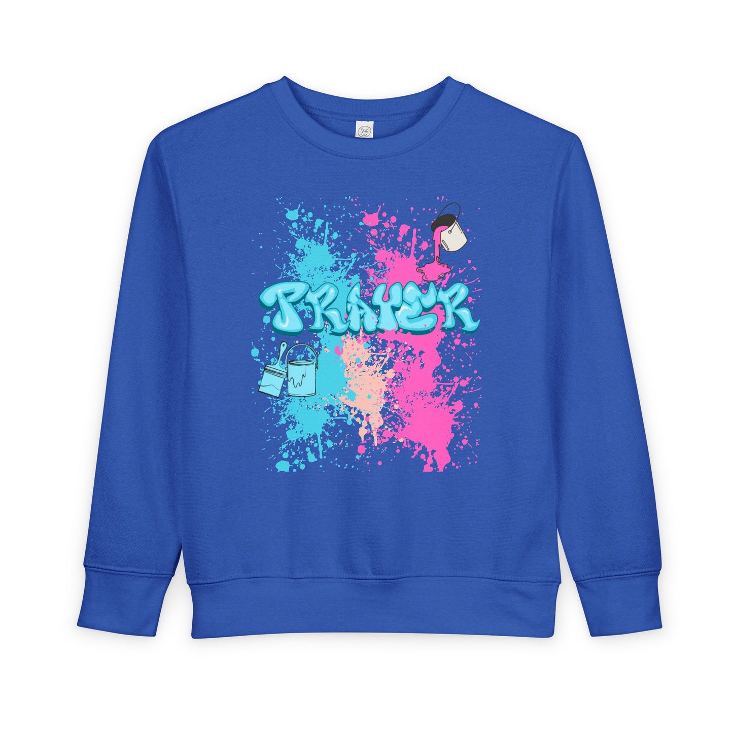Colorful Toddler Sweatshirt with Fun Splash Design- The FOG BRAND's Cute Toddler Apparel, Kids Gift, Playtime Wear, Birthday Present, Cozy Kids Clothing
