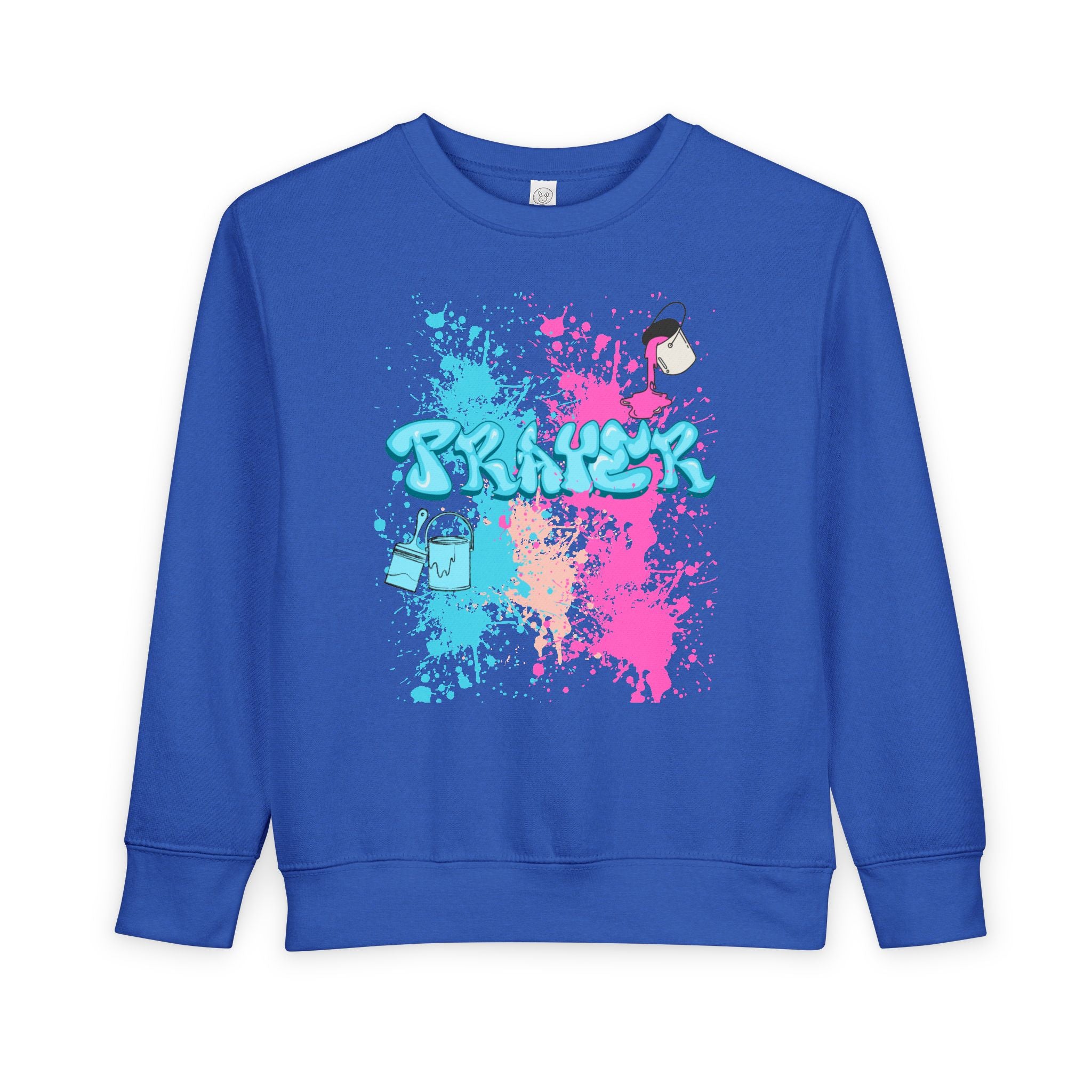 Colorful Toddler Sweatshirt with Fun Splash Design- The FOG BRAND's Cute Toddler Apparel, Kids Gift, Playtime Wear, Birthday Present, Cozy Kids Clothing