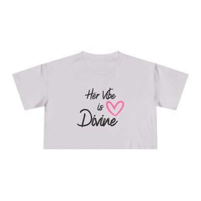 Faith-Inspired Women's Crop Tee, Motivational T-Shirt, Christian Apparel, Inspirational Gift, Summer Fashion