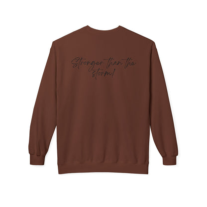 "She survived everything that was meant to destroy her" Crewneck Sweatshirt