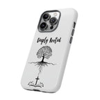 Cell Phone Case -Deeply Rooted Inspirational Tree Design for Faith and Strength