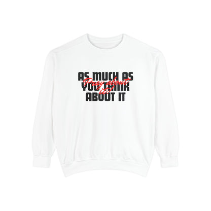 Pray About It- Religious, Unisex, Bold Print Sweatshirt, Cozy, Relaxed Fit for Everyday Wear,
