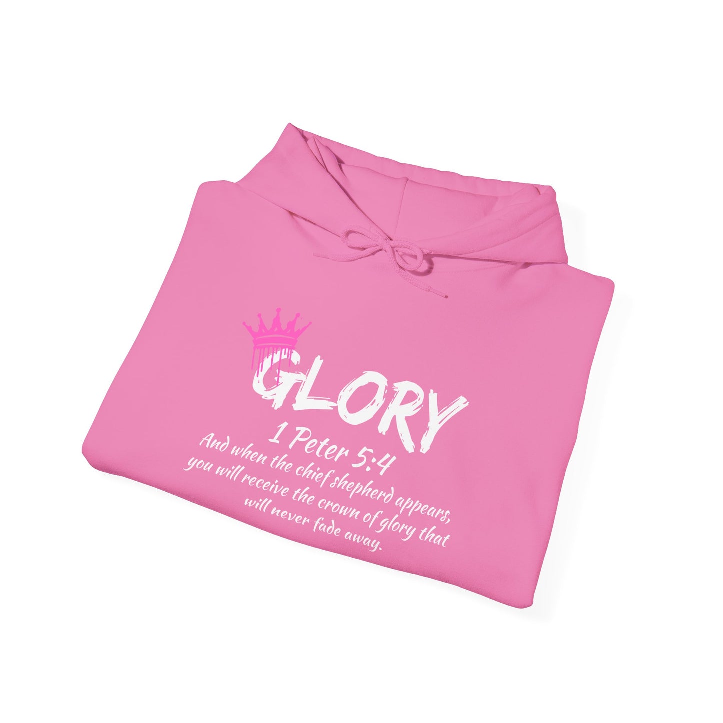 Glory Dripping Crown Unisex Hoodie -Faith inspired Heavy Blend Sweatshirt