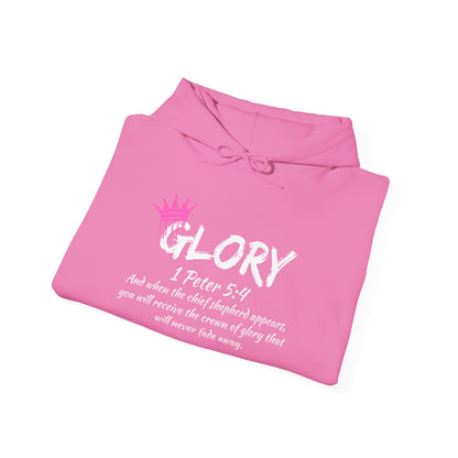 Glory Dripping Crown Unisex Hoodie -Faith inspired Heavy Blend Sweatshirt