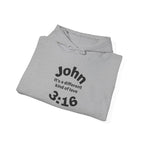'For God so loved the word'-John 3:16- Unisex Hoodie, Heavy Blend Sweatshirt, Cozy, Inspirational,