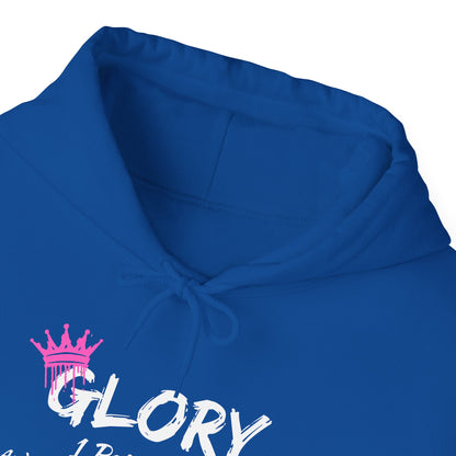 Glory Dripping Crown Unisex Hoodie -Faith inspired Heavy Blend Sweatshirt