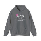 Glory Dripping Crown Unisex Hoodie -Faith inspired Heavy Blend Sweatshirt