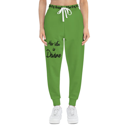 Her Vibe is Divine -Athletic Joggers for Women