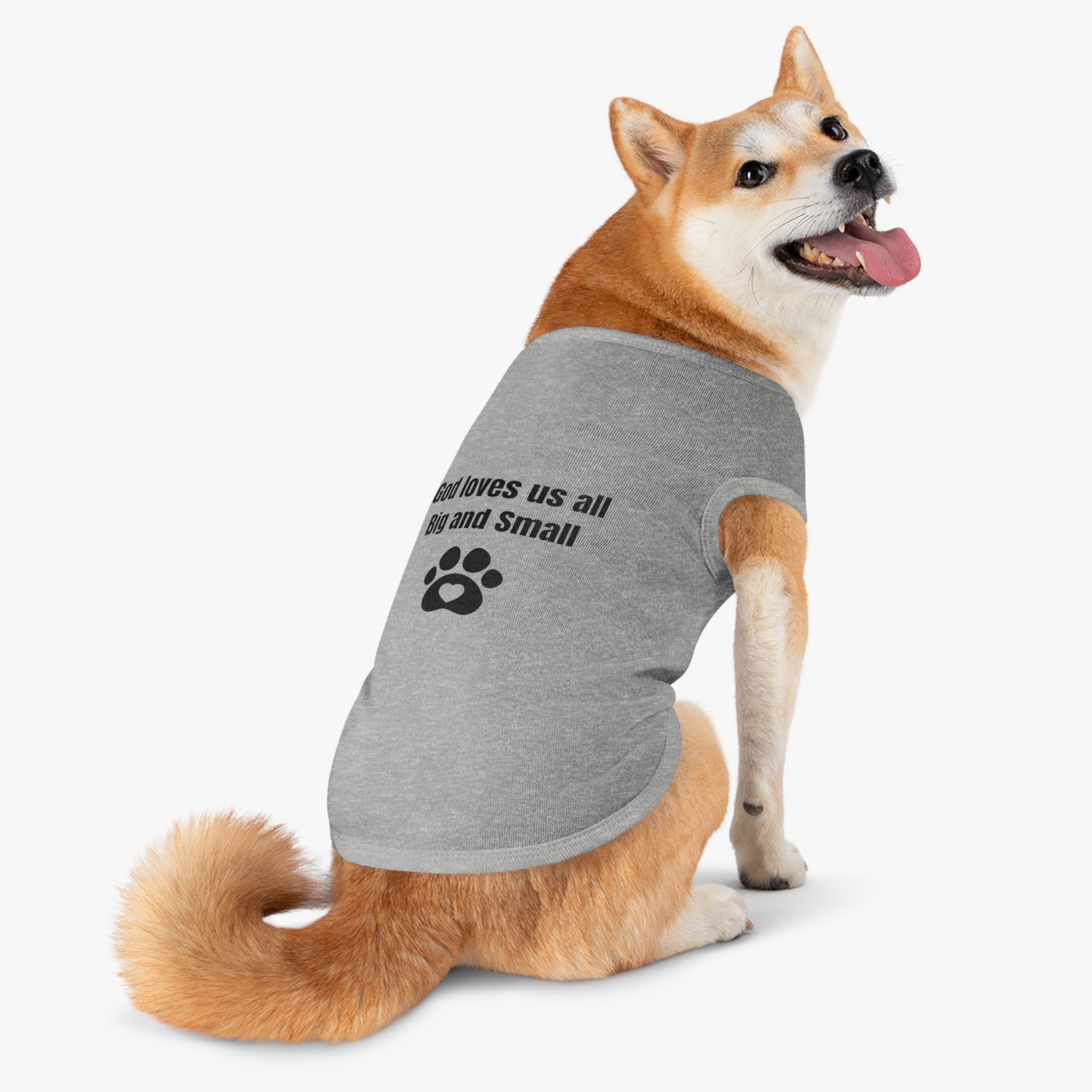 Pet Tank Top - 'Walks, Treats & Jesus'