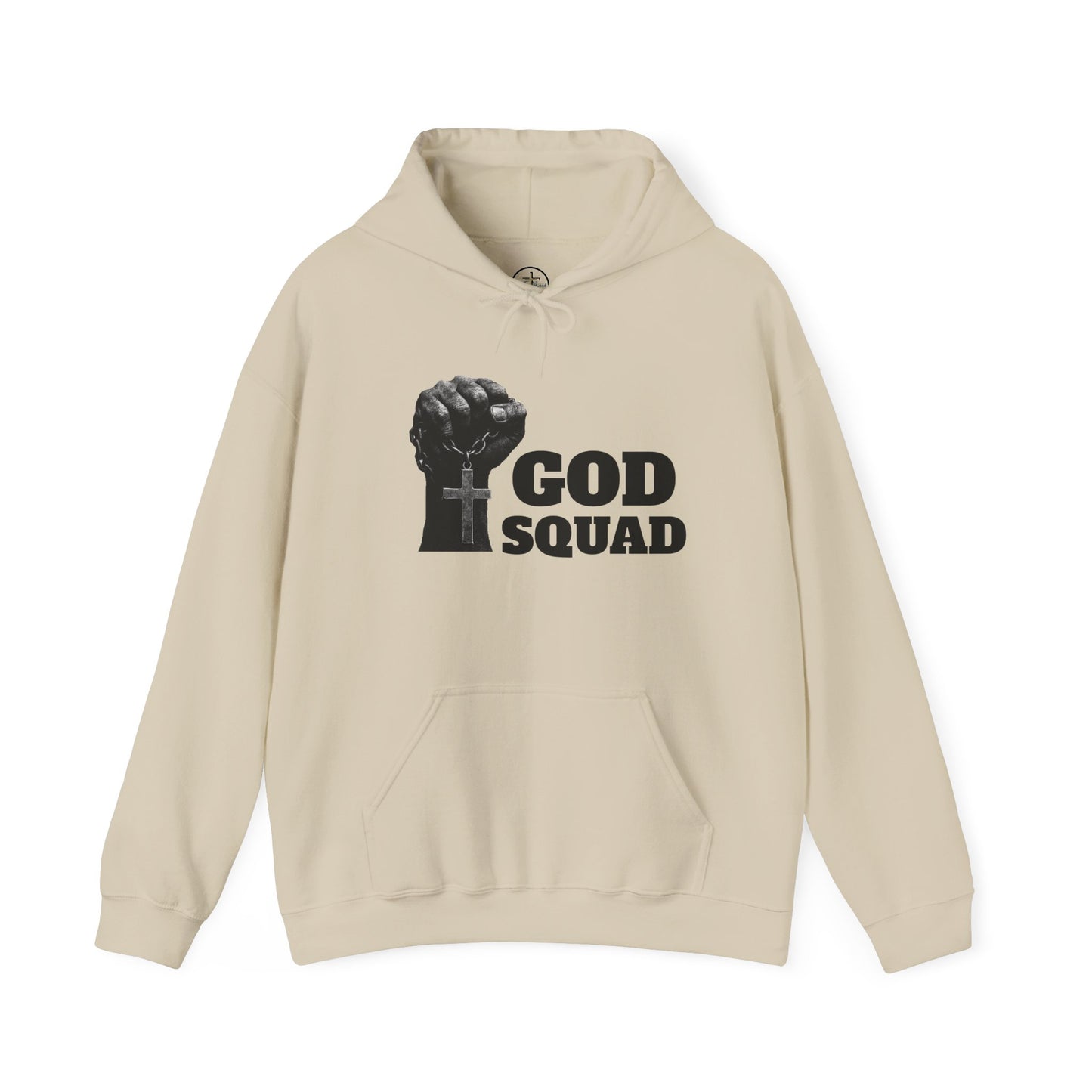 GOD SQUAD by The FOG BRAND- Unisex Hooded Sweatshirt with scripture-Spiritual Gift, Cozy Lounge Wear, Inspirational Apparel, Christian Apparel
