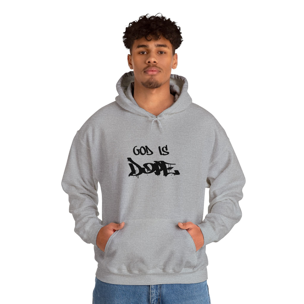 God is Dope Hoodie -Unisex Heavy Blend Sweatshirt, Casual Wear, Streetwear, Gift for Teens, Inspirational Clothing