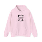 'For God so loved the word'-John 3:16- Unisex Hoodie, Heavy Blend Sweatshirt, Cozy, Inspirational,