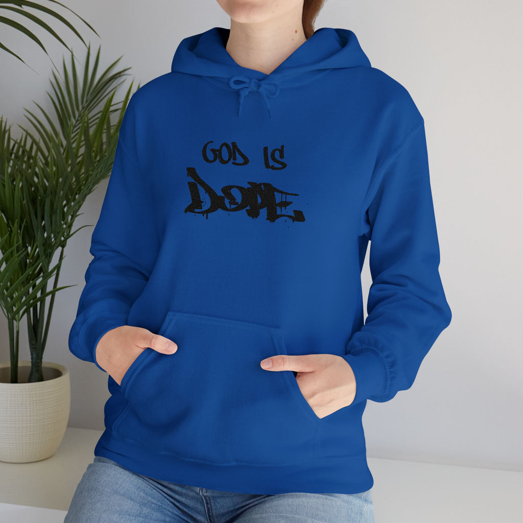 God is Dope Hoodie -Unisex Heavy Blend Sweatshirt, Casual Wear, Streetwear, Gift for Teens, Inspirational Clothing