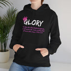 Glory Dripping Crown Unisex Hoodie -Faith inspired Heavy Blend Sweatshirt