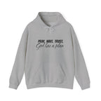 "Pray. Wait. Trust. God Has a Plan"-THE FOG BRAND Hooded Sweatshirt -