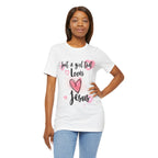 Just a Girl that Love Jesus Tee-For Young Women, Colorful, Religious and Christian t-shirt