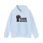 GOD SQUAD by The FOG BRAND- Unisex Hooded Sweatshirt with scripture-Spiritual Gift, Cozy Lounge Wear, Inspirational Apparel, Christian Apparel