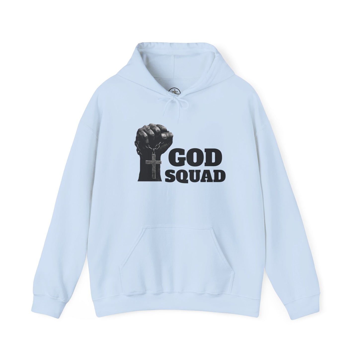 GOD SQUAD by The FOG BRAND- Unisex Hooded Sweatshirt with scripture-Spiritual Gift, Cozy Lounge Wear, Inspirational Apparel, Christian Apparel