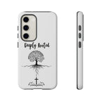 Cell Phone Case -Deeply Rooted Inspirational Tree Design for Faith and Strength