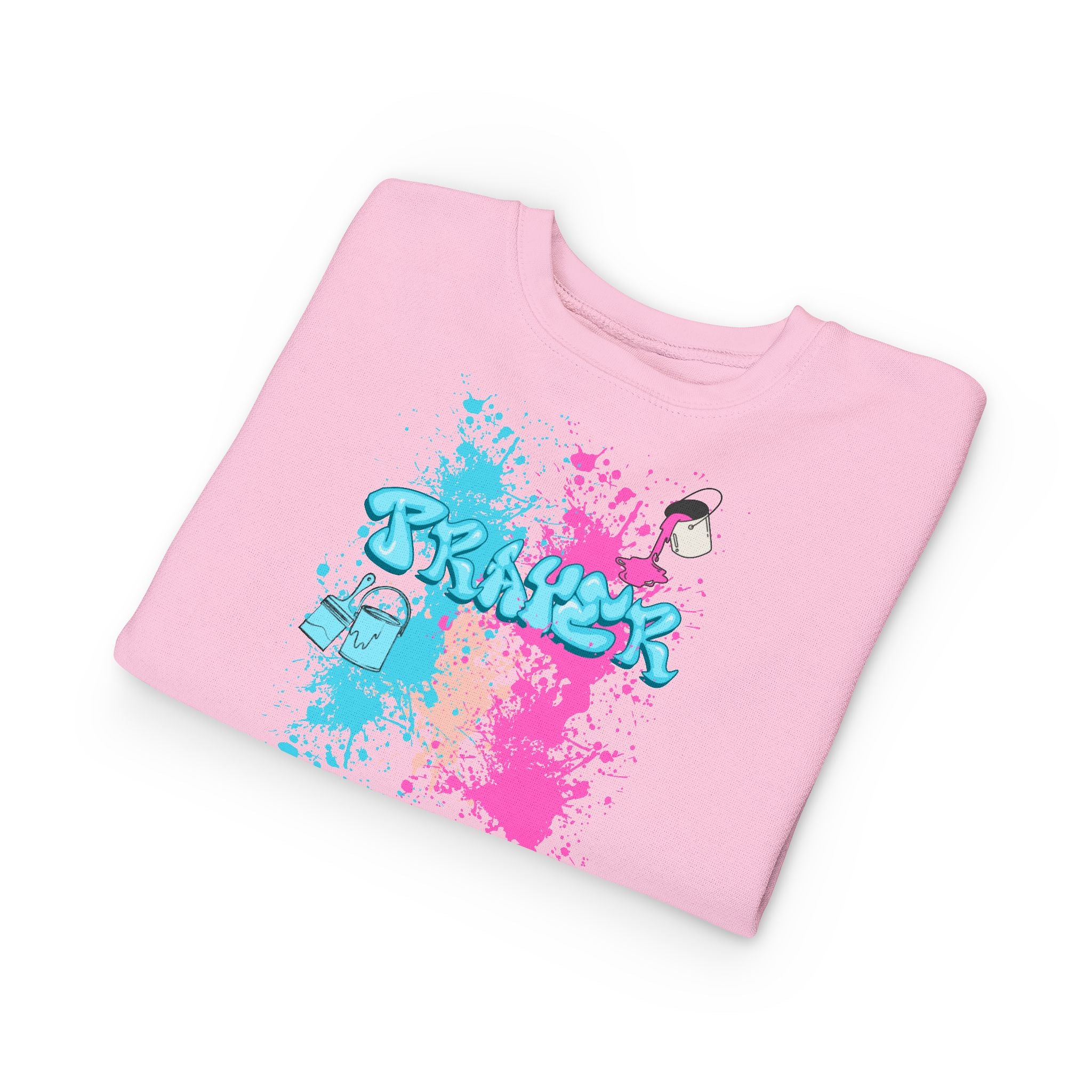 Colorful Toddler Sweatshirt with Fun Splash Design- The FOG BRAND's Cute Toddler Apparel, Kids Gift, Playtime Wear, Birthday Present, Cozy Kids Clothing