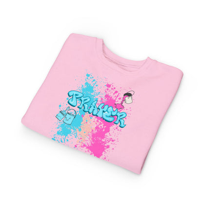 Colorful Toddler Sweatshirt with Fun Splash Design- The FOG BRAND's Cute Toddler Apparel, Kids Gift, Playtime Wear, Birthday Present, Cozy Kids Clothing