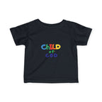 Toddler Child of God Infant Tee — Colorful Religious Baby T‑Shirt
