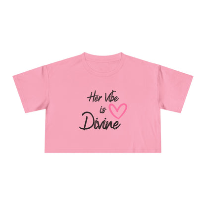 Faith-Inspired Women's Crop Tee, Motivational T-Shirt, Christian Apparel, Inspirational Gift, Summer Fashion