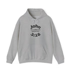 'For God so loved the word'-John 3:16- Unisex Hoodie, Heavy Blend Sweatshirt, Cozy, Inspirational,