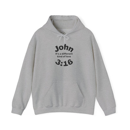 John 3:16- Unisex Hoodie, Heavy Blend Sweatshirt, Cozy, Inspirational,