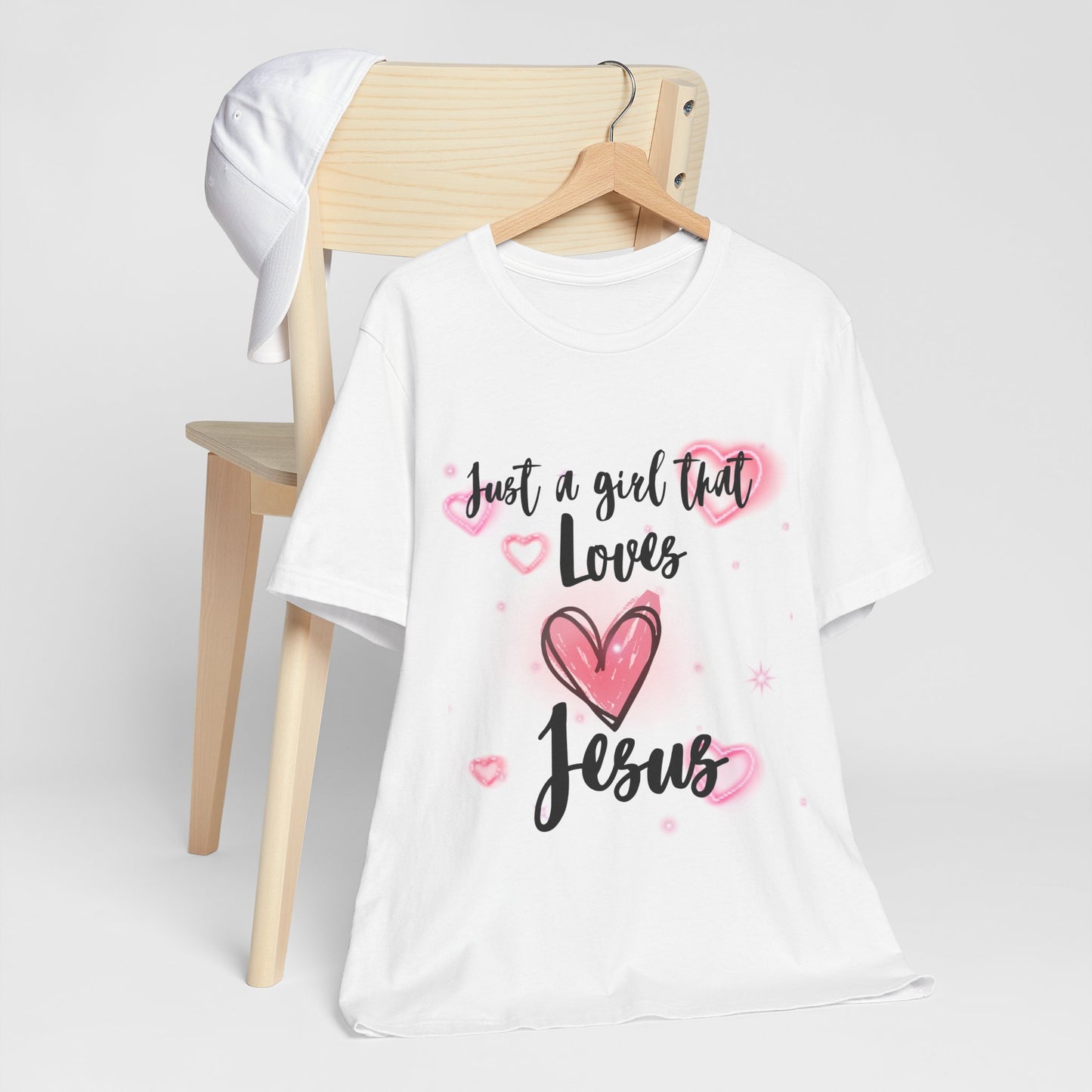 I Just Love Jesus Tee-For Young Women, Colorful, Religious and Christian t-shirt
