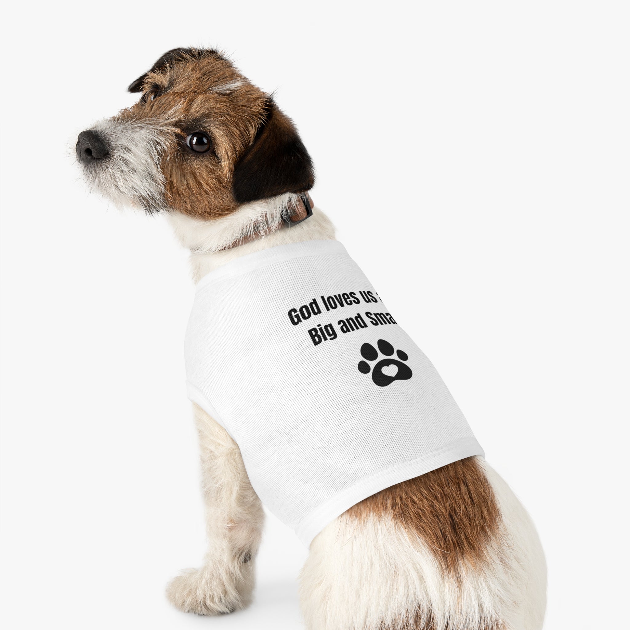 Pet Tank Top - 'Walks, Treats & Jesus'