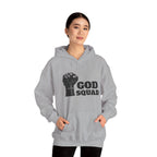GOD SQUAD by The FOG BRAND- Unisex Hooded Sweatshirt with scripture-Spiritual Gift, Cozy Lounge Wear, Inspirational Apparel, Christian Apparel